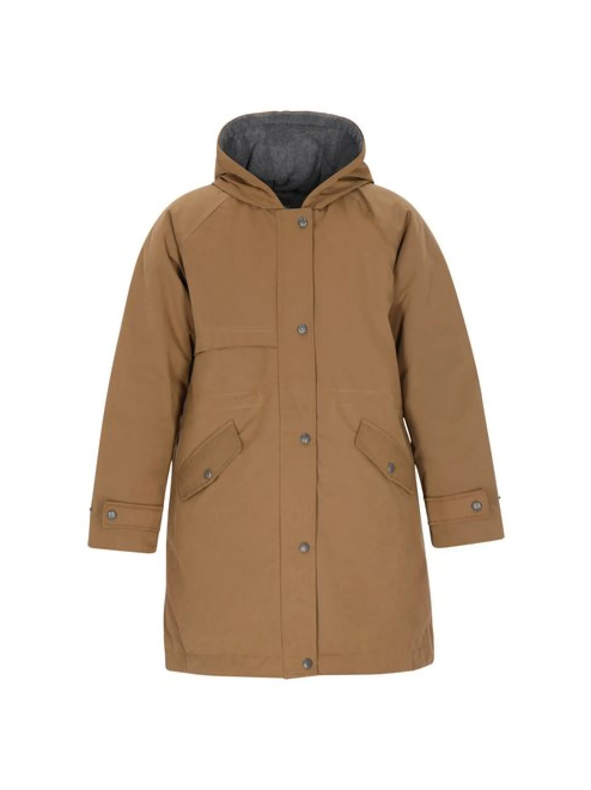 Dreimaster Damen Parka in camel