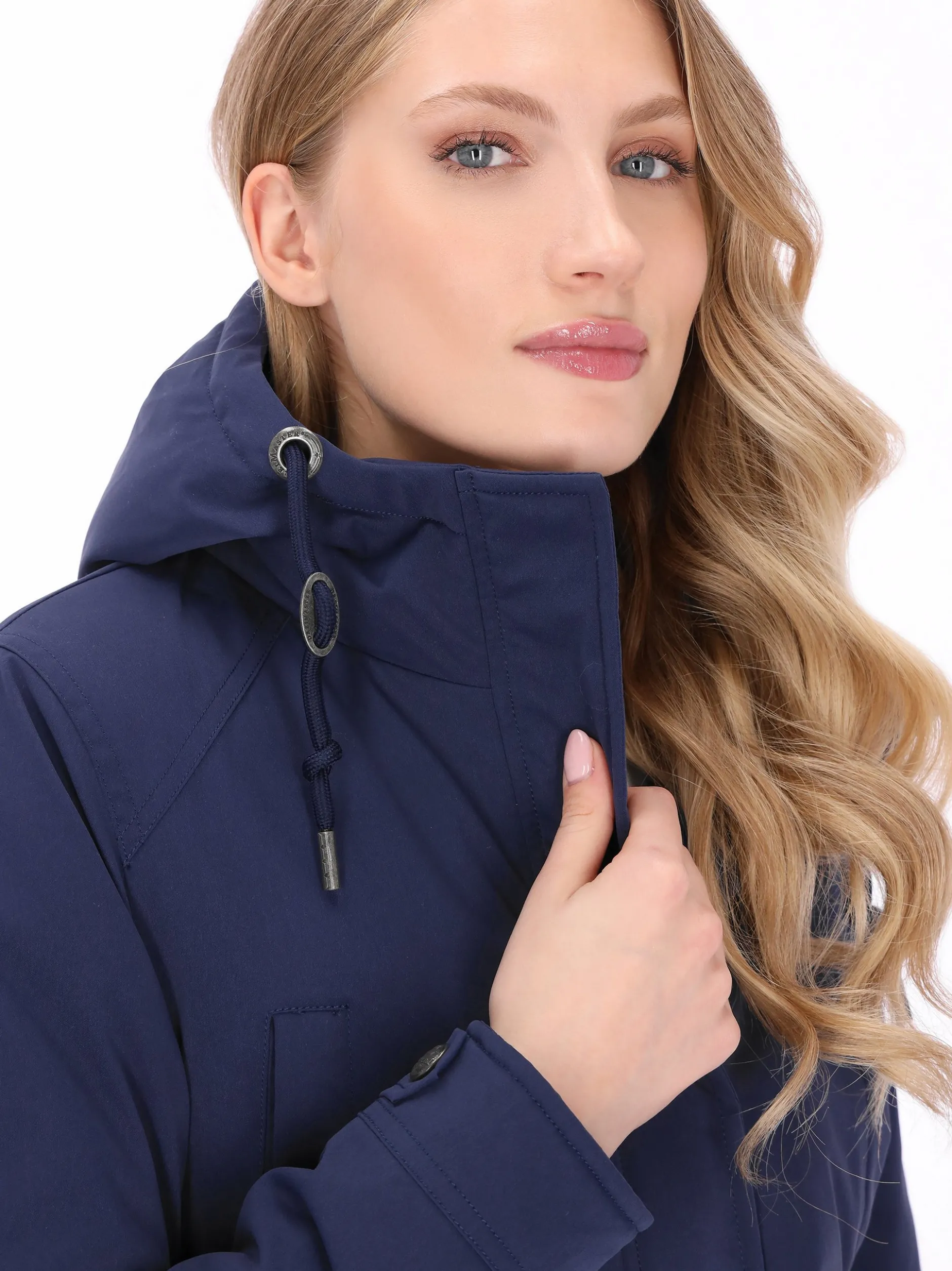 Dreimaster Damen Parka in marine