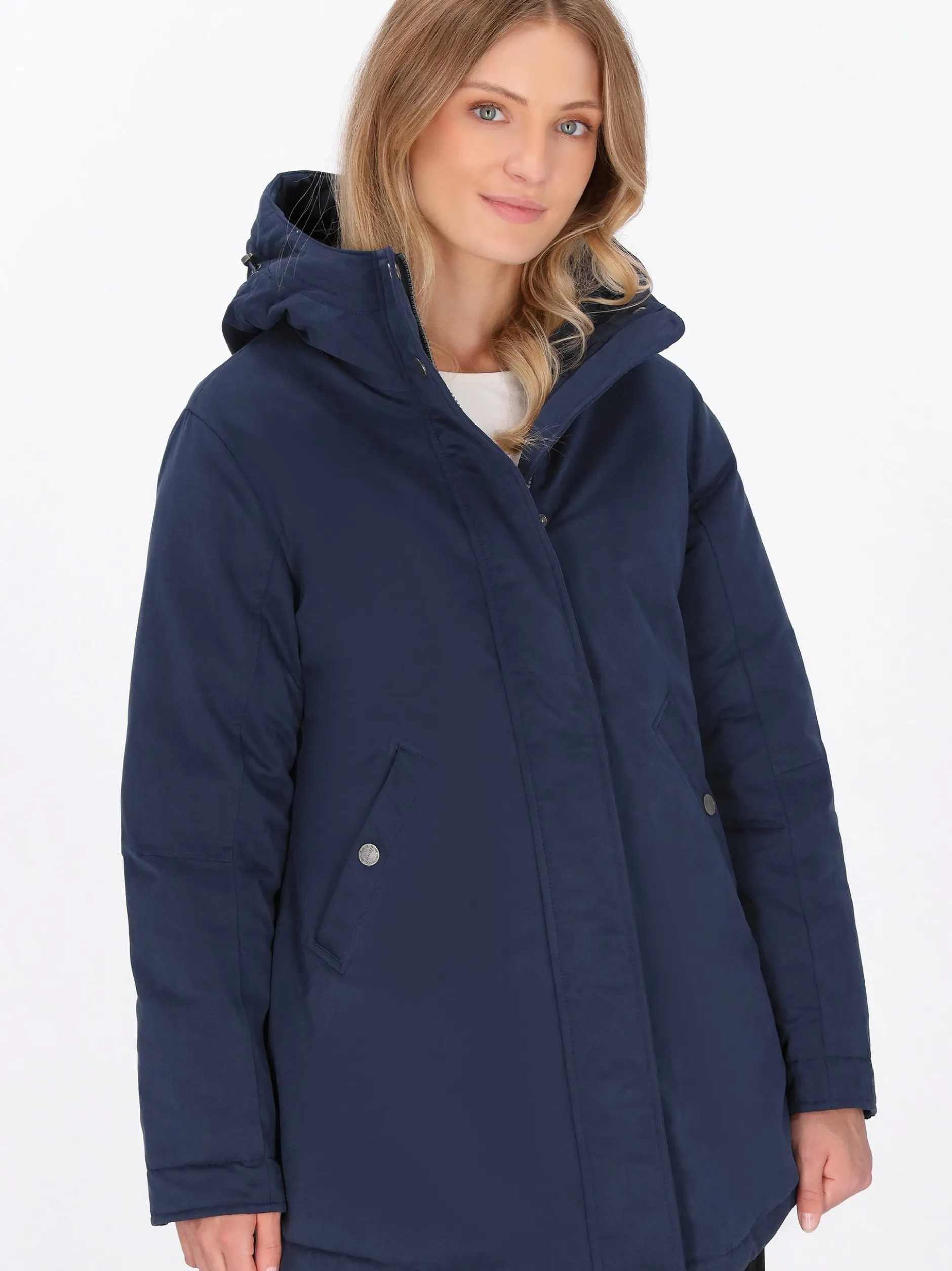 Dreimaster Damen Parka in marine
