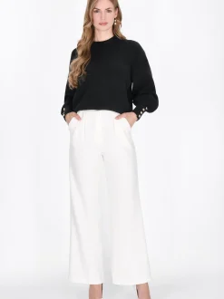 Dreimaster Damen Pullover in schwarz