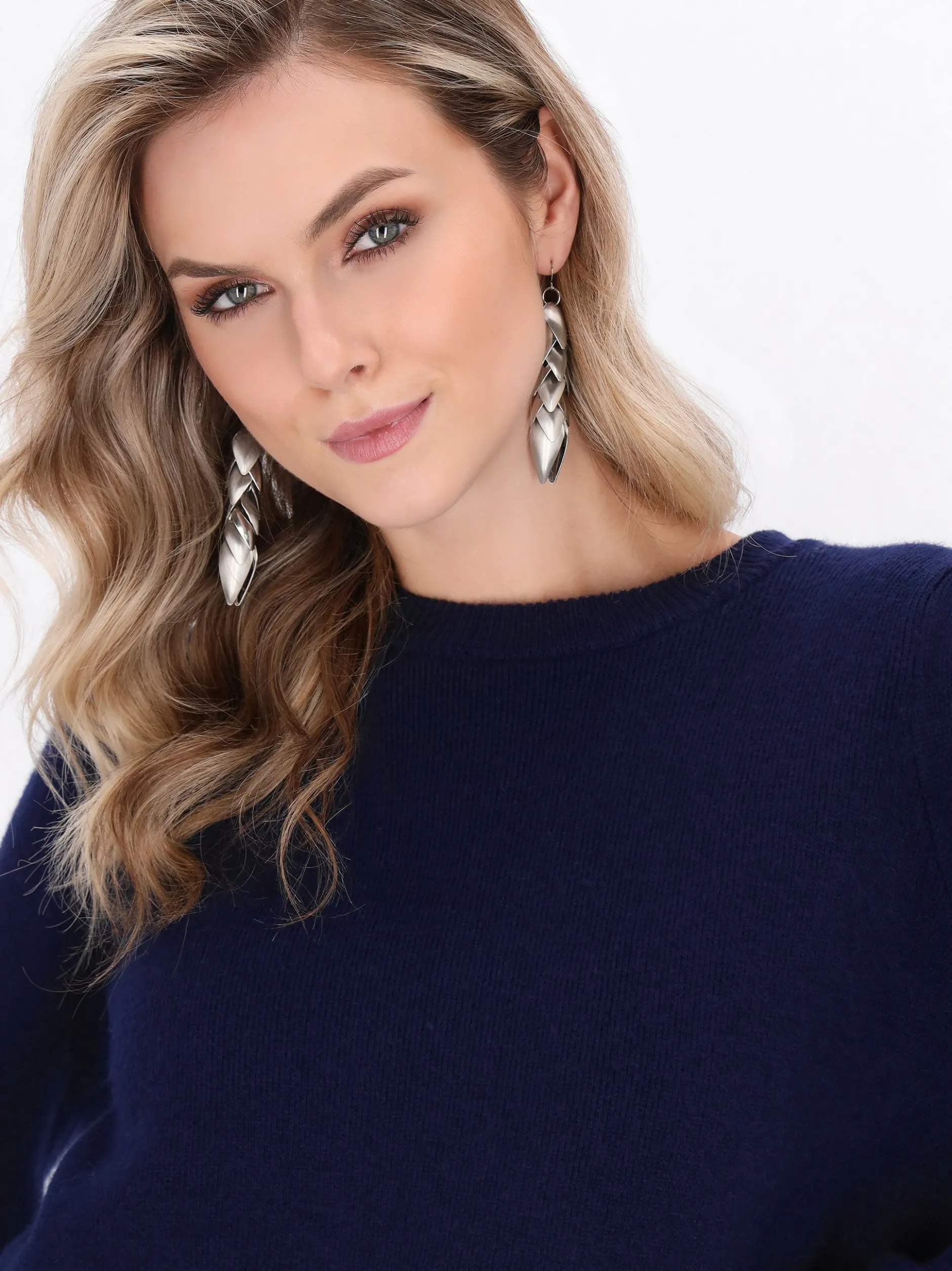Dreimaster Damen Pullover in marine