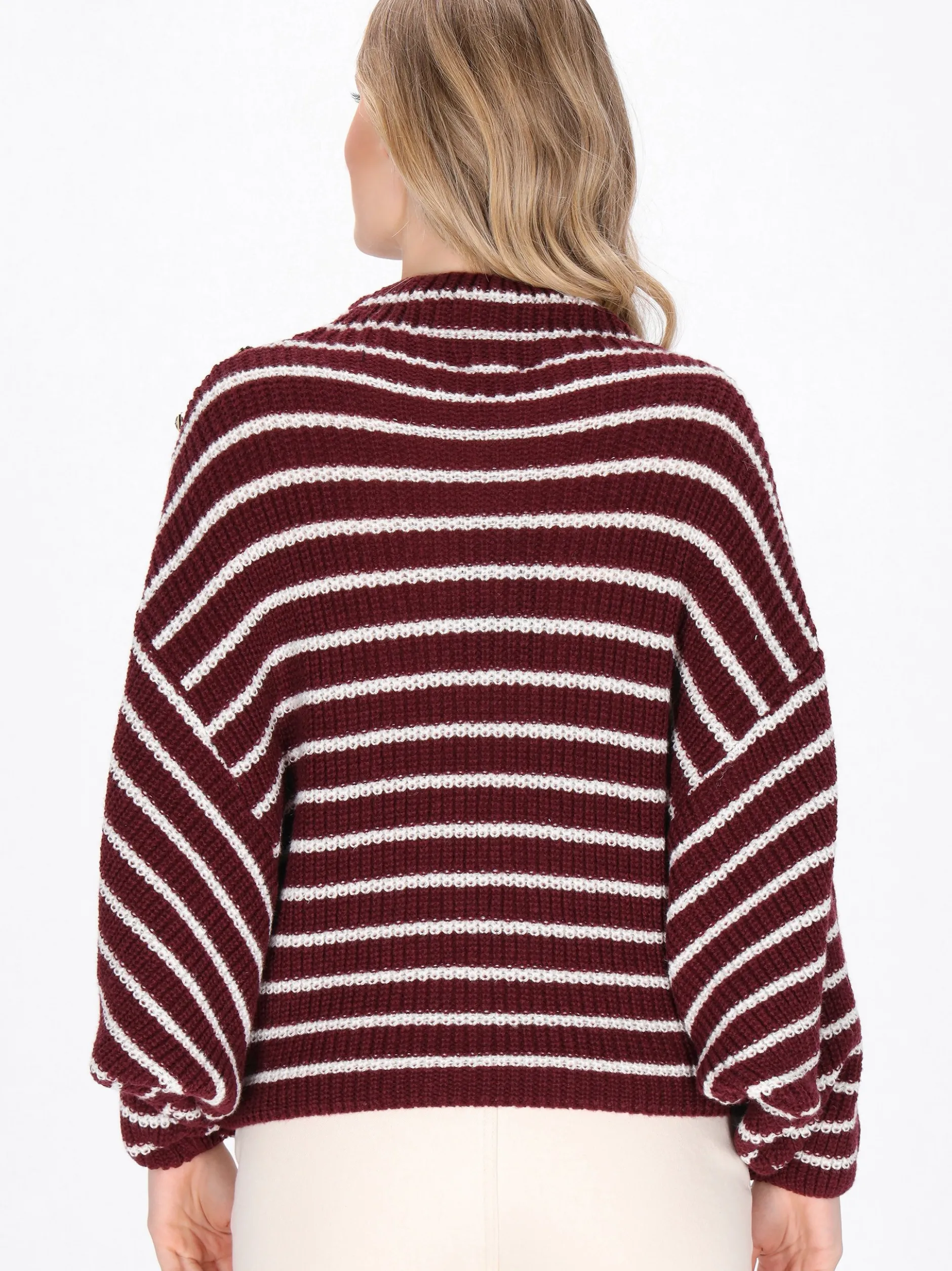 Dreimaster Damen Pullover in rot