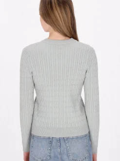 Dreimaster Damen Pullover in grün