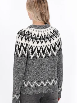 Dreimaster Damen Pullover in schwarz