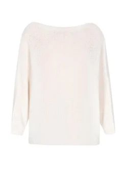 Dreimaster Damen Pullover in weiß