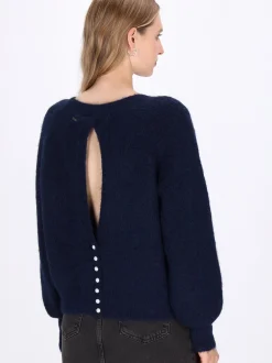 Dreimaster Damen Pullover in marine