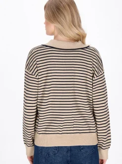 Dreimaster Damen Pullover in beige