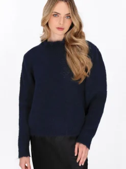 Dreimaster Damen Pullover in marine