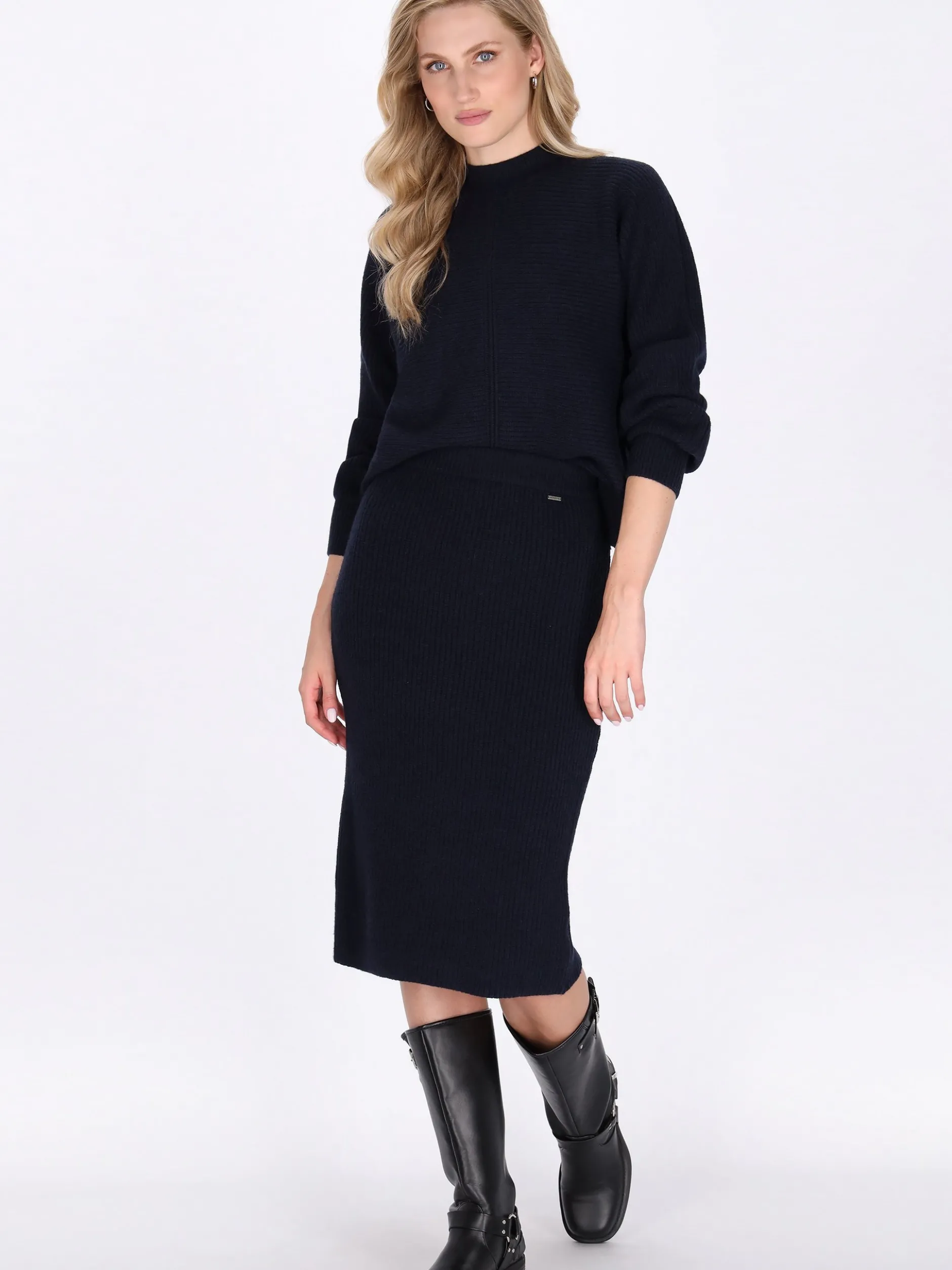 Dreimaster Damen Pullover in marine