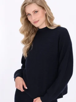 Dreimaster Damen Pullover in marine