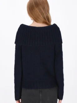 Dreimaster Damen Pullover in marine