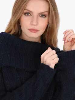 Dreimaster Damen Pullover in marine