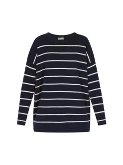 Dreimaster Damen Pullover in marine