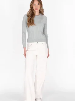 Dreimaster Damen Pullover in grün