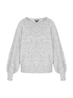 Dreimaster Damen Pullover in grau