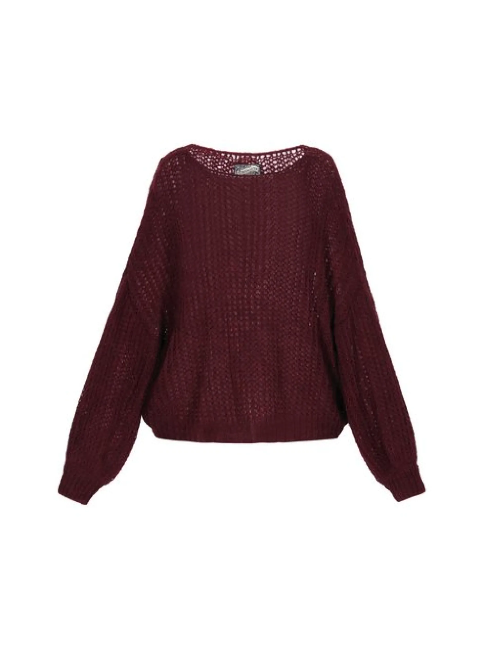 Dreimaster Damen Pullover in bordeaux