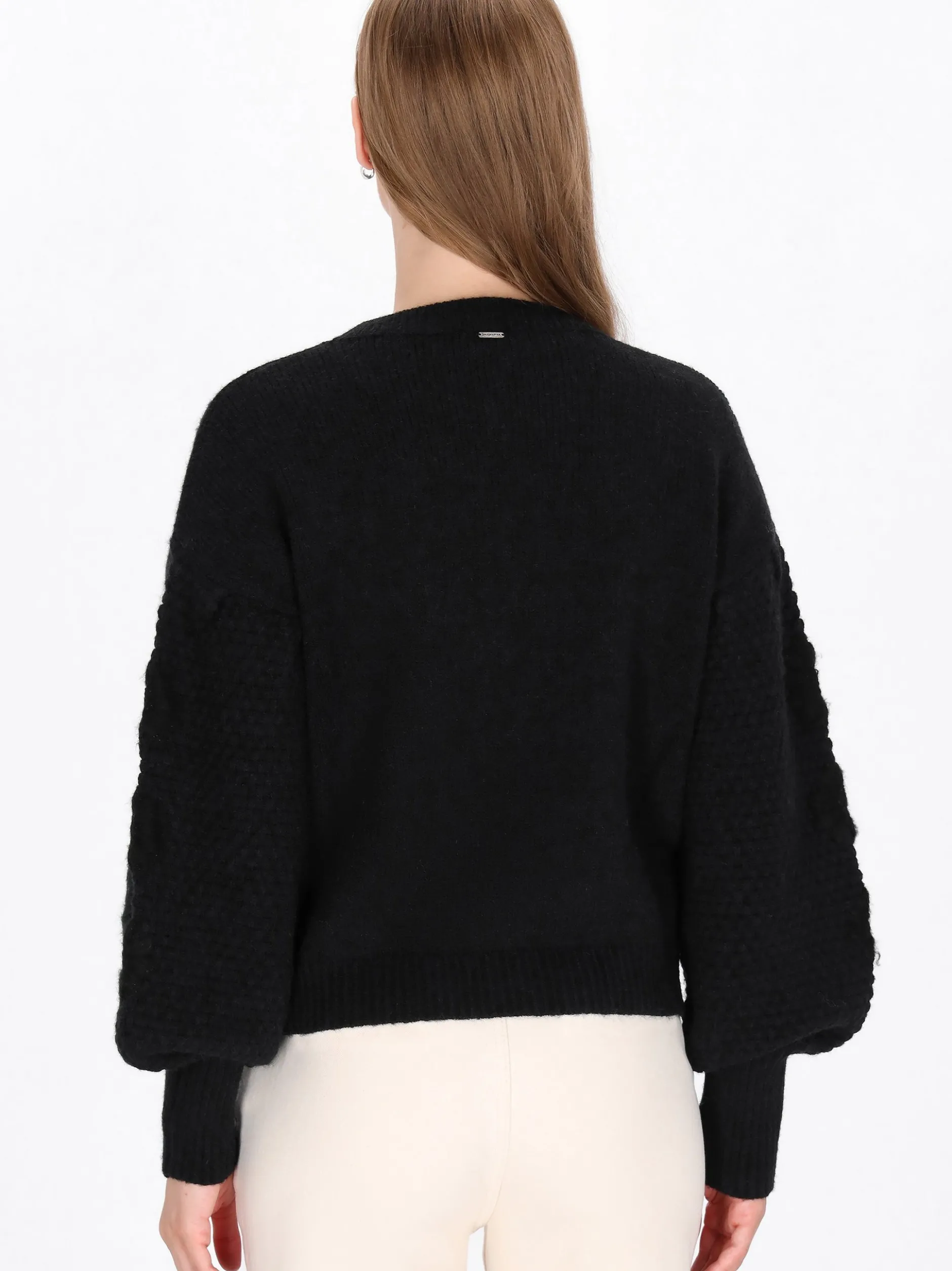 Dreimaster Damen Pullover in schwarz