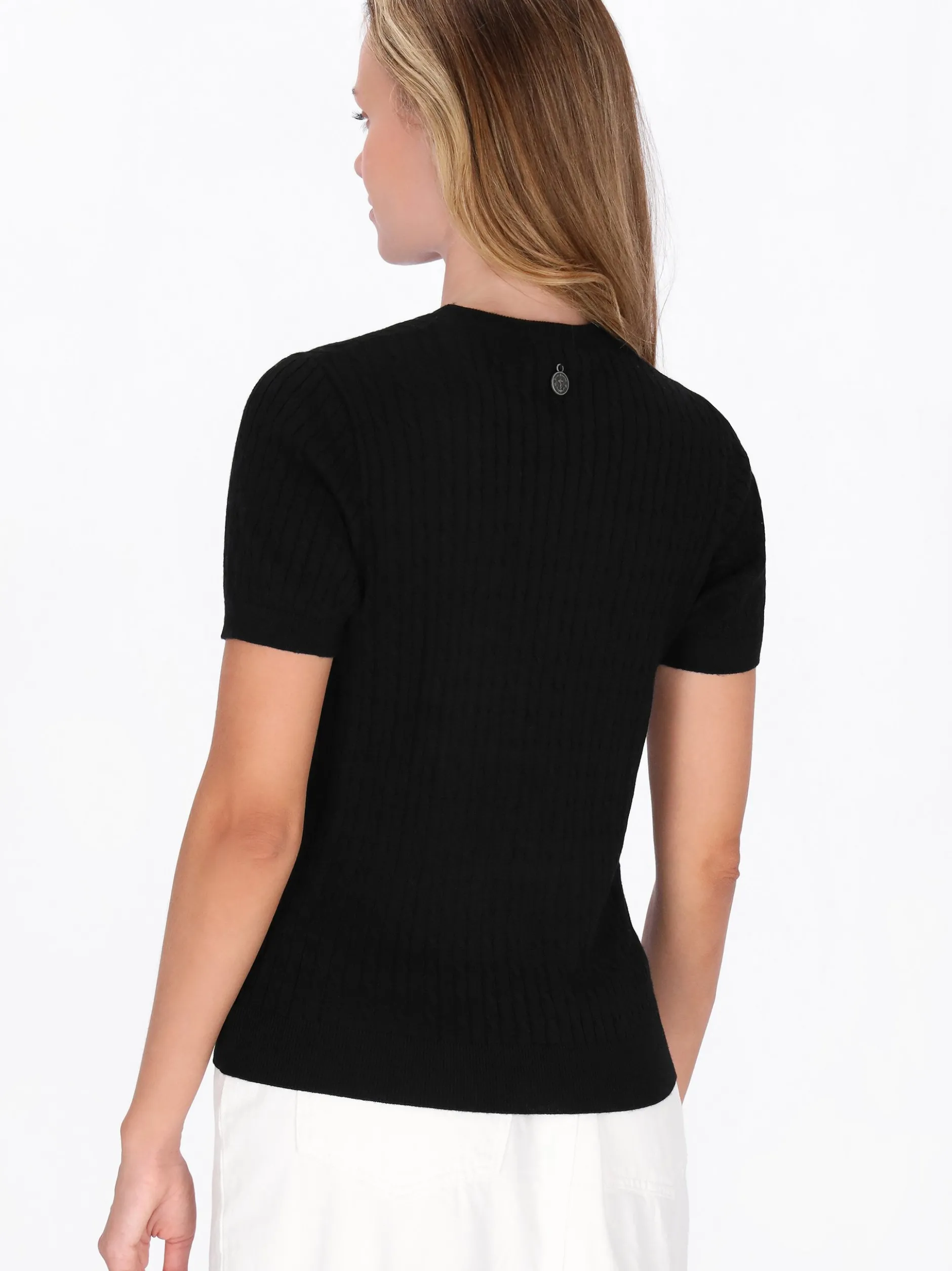 Dreimaster Damen Pullover in schwarz