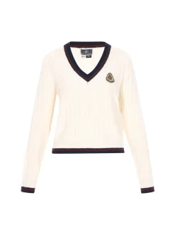 Dreimaster Damen Pullover in ecru