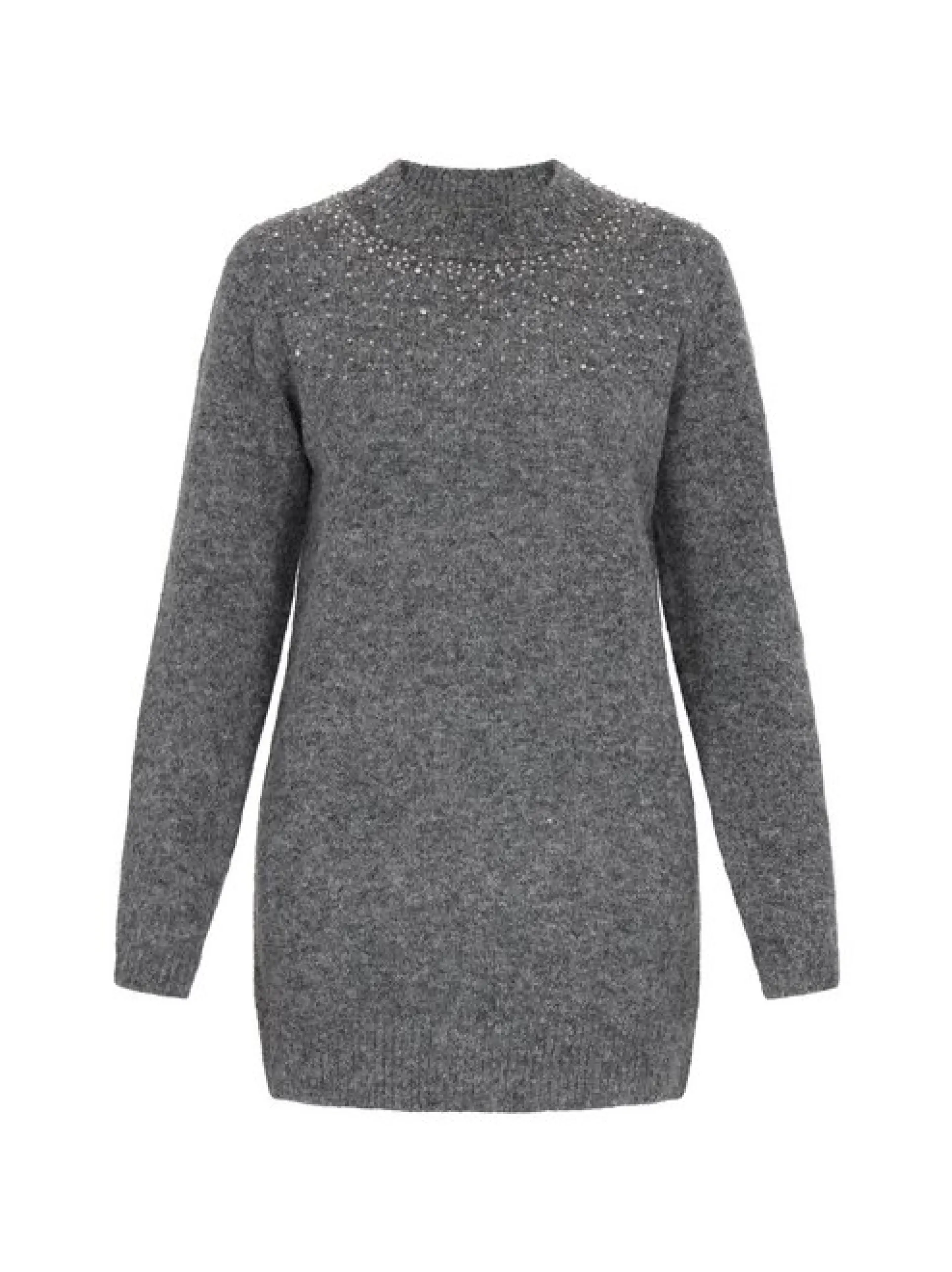 Dreimaster Damen Pullover in grau