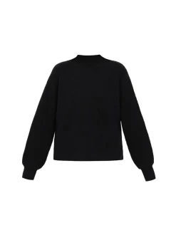 Dreimaster Damen Pullover in schwarz