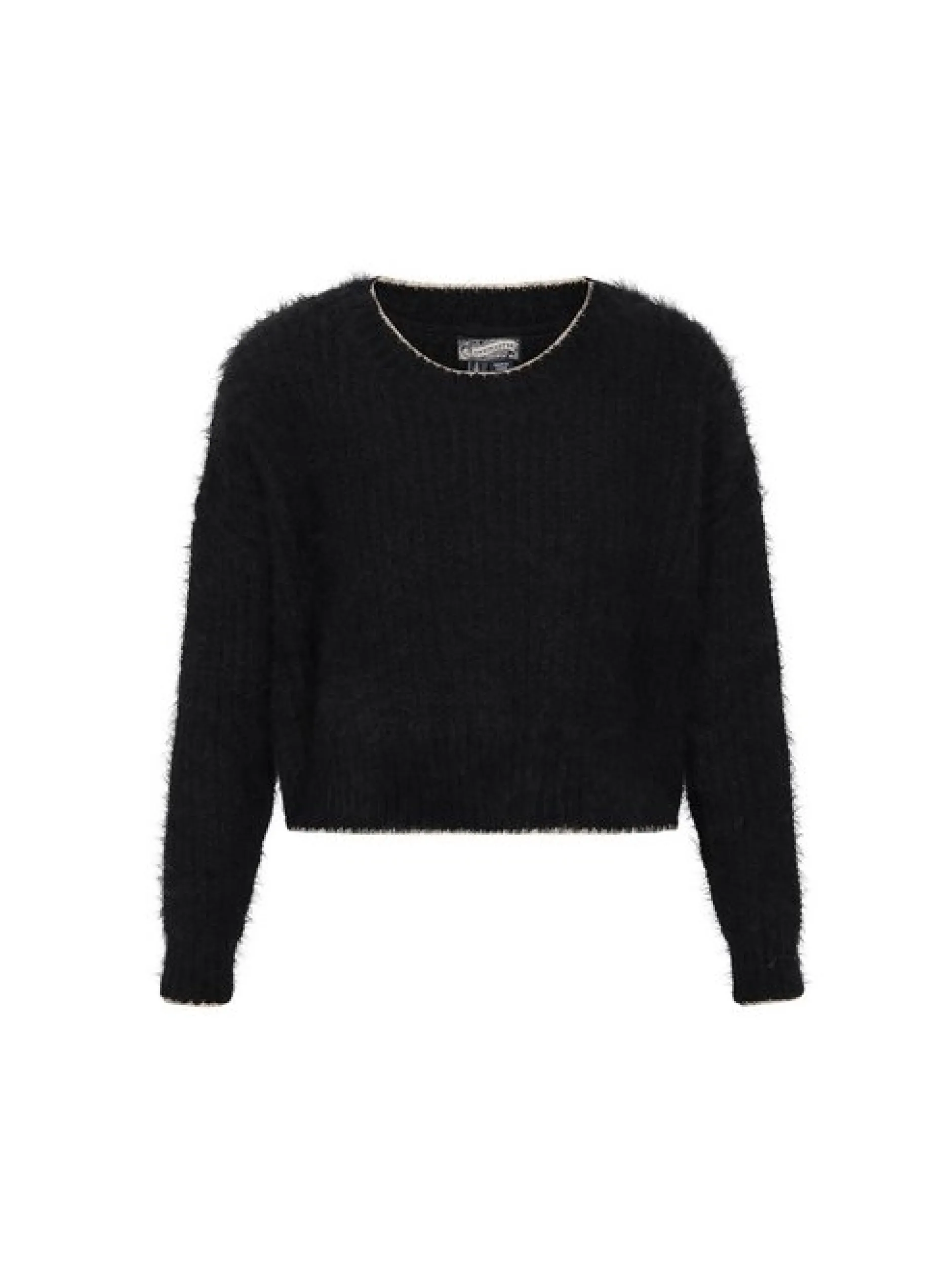 Dreimaster Damen Pullover in schwarz
