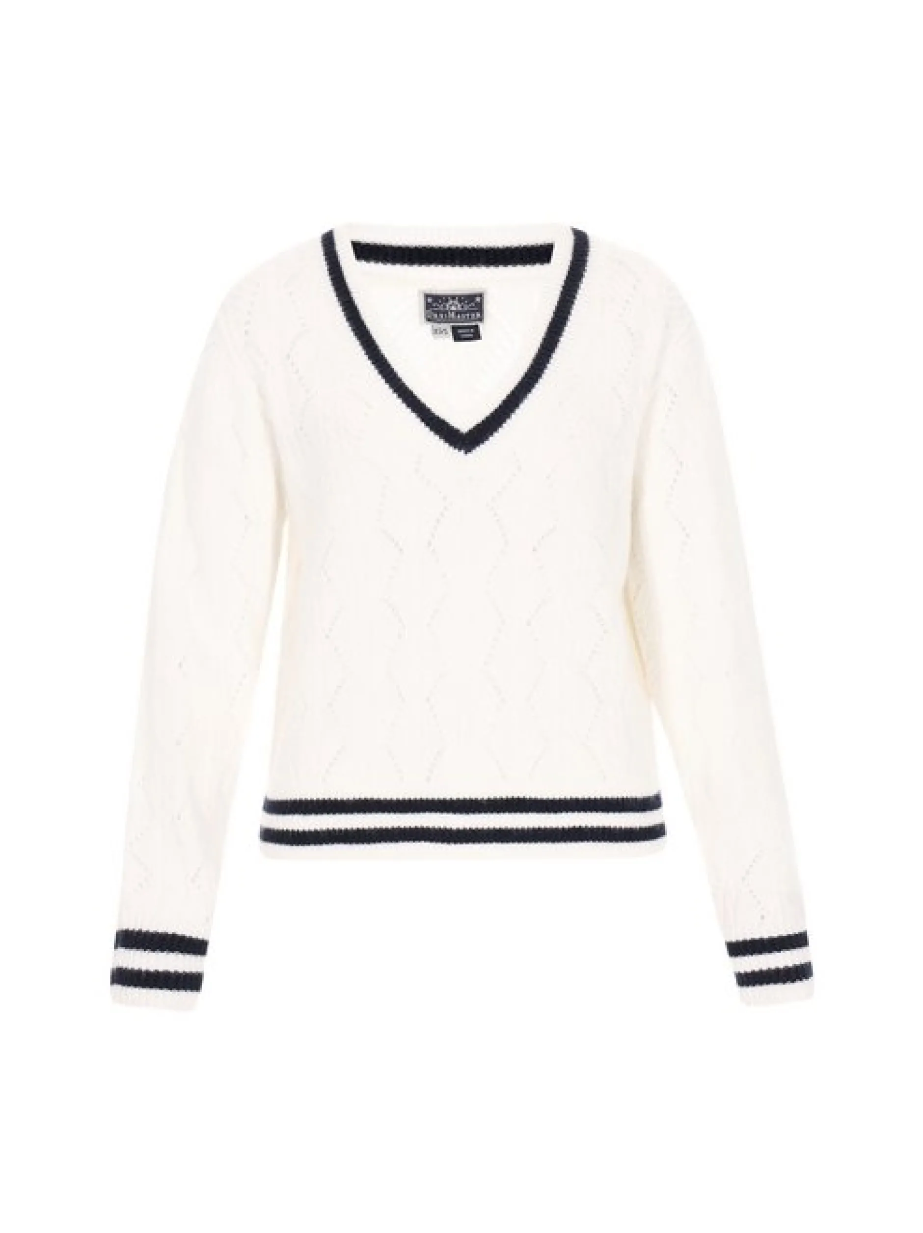 Dreimaster Damen Pullover in weiß