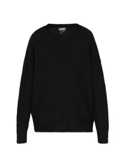 Dreimaster Damen Pullover in schwarz