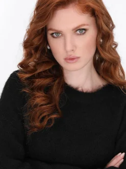 Dreimaster Damen Pullover in schwarz