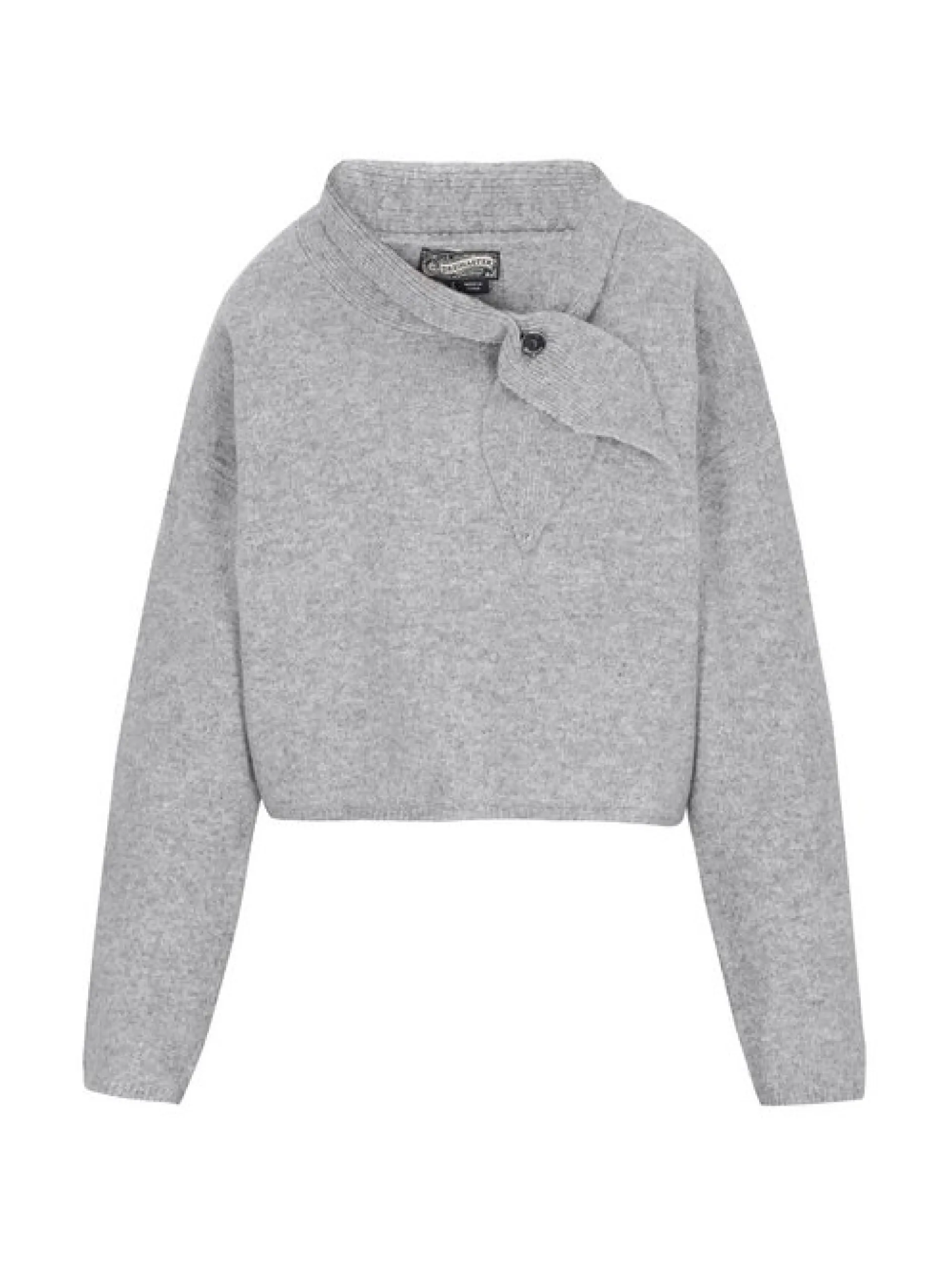 Dreimaster Damen Pullover in grau