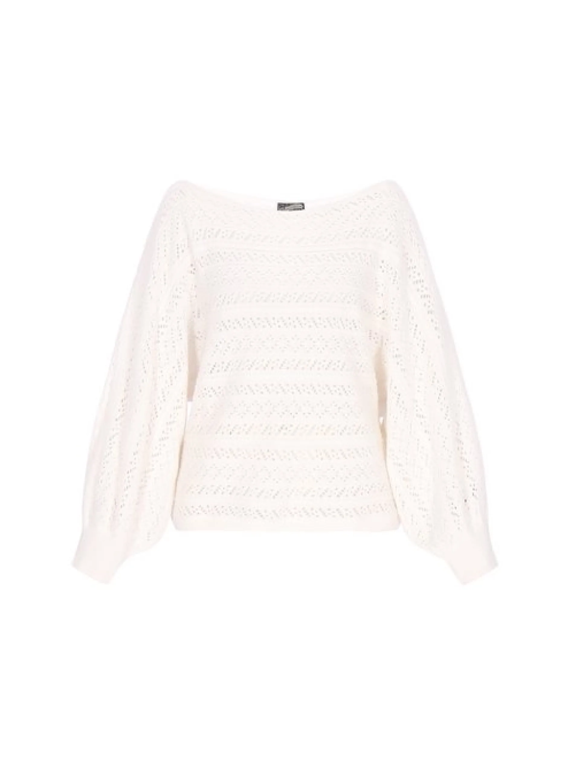 Dreimaster Damen Pullover in weiß