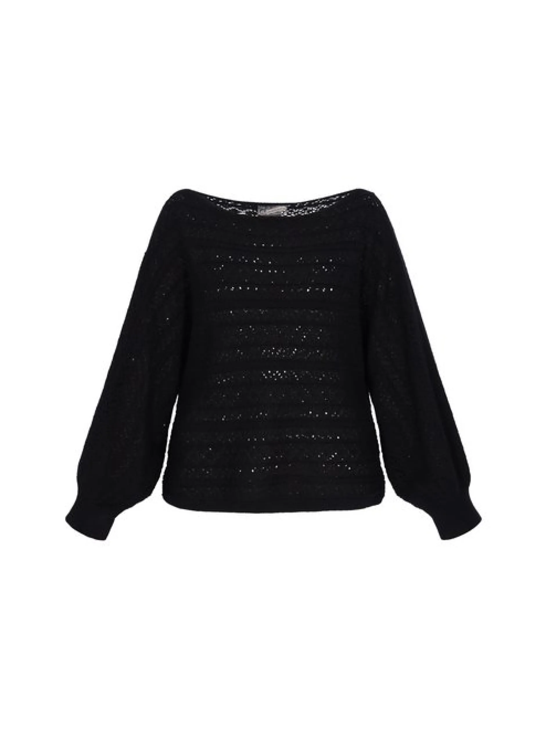 Dreimaster Damen Pullover in schwarz