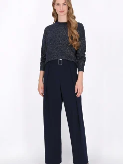 Dreimaster Damen Pullover in marine