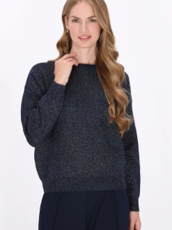 Dreimaster Damen Pullover in marine