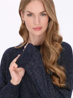 Dreimaster Damen Pullover in marine