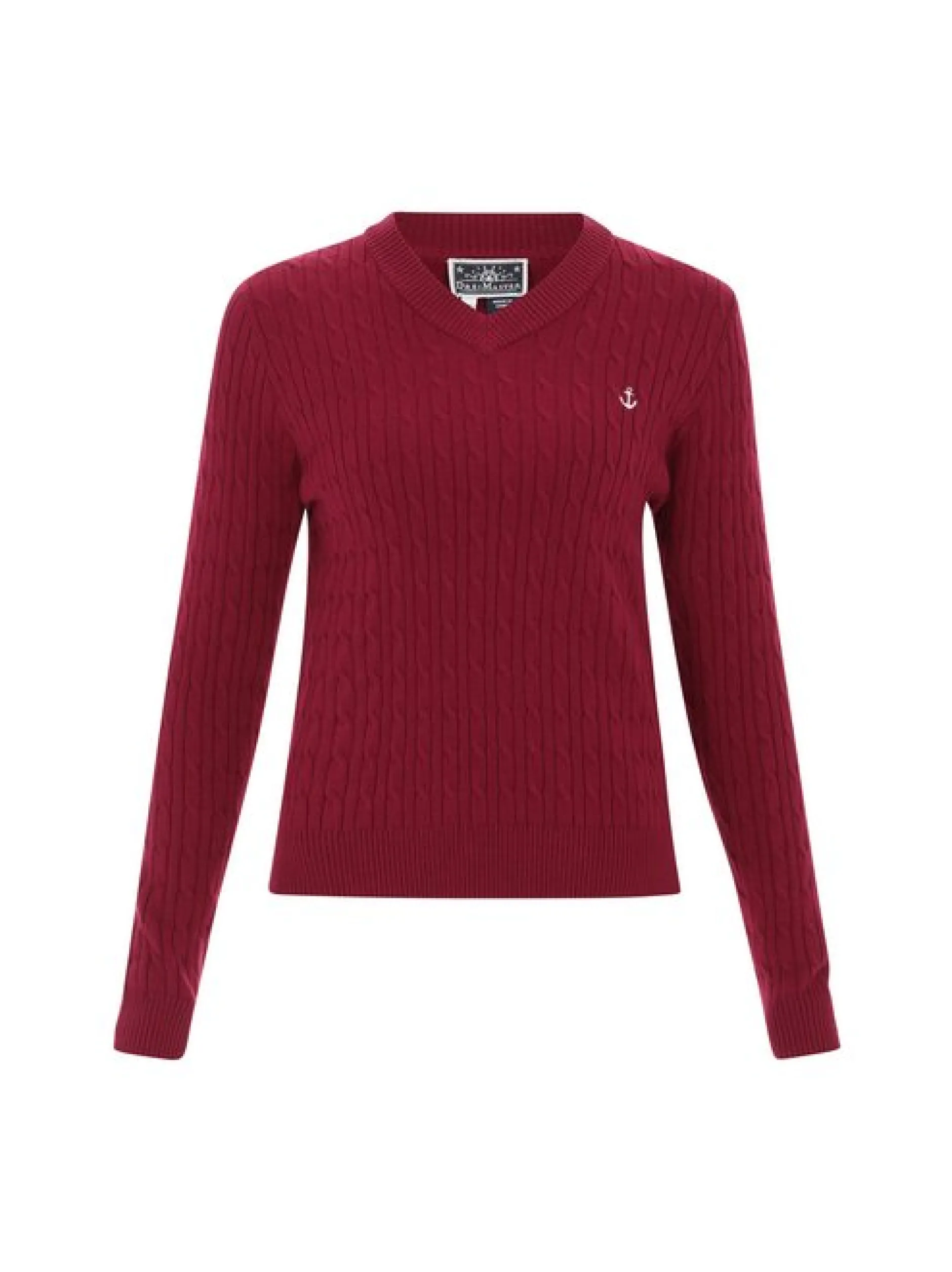 Dreimaster Damen Pullover in rot