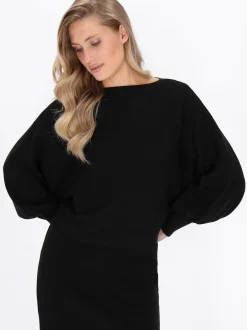 Dreimaster Damen Pullover in schwarz