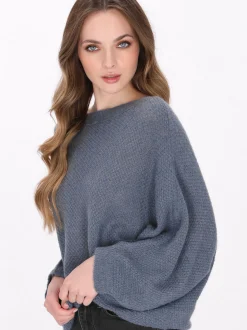 Dreimaster Damen Pullover in blau