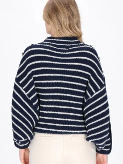 Dreimaster Damen Pullover in marine