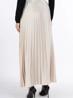 Dreimaster Damen Rock in beige - Länge: lang
