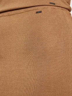 Dreimaster Damen Rock in camel - Länge: mittel