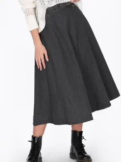 Dreimaster Damen Rock in grau