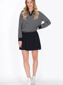 Dreimaster Damen Rock in schwarz