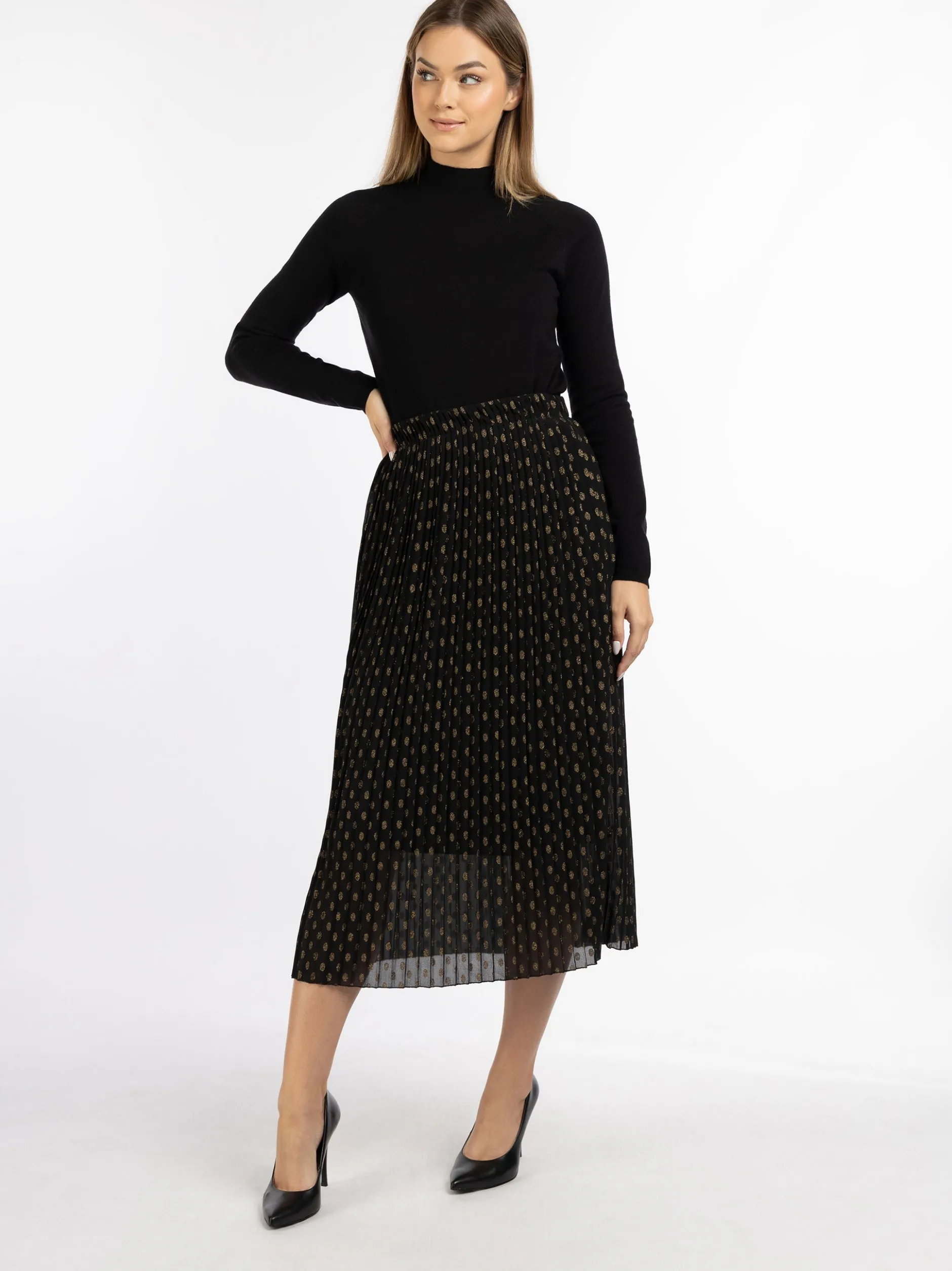 Dreimaster Damen Rock in schwarz