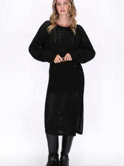 Dreimaster Damen Rock in schwarz
