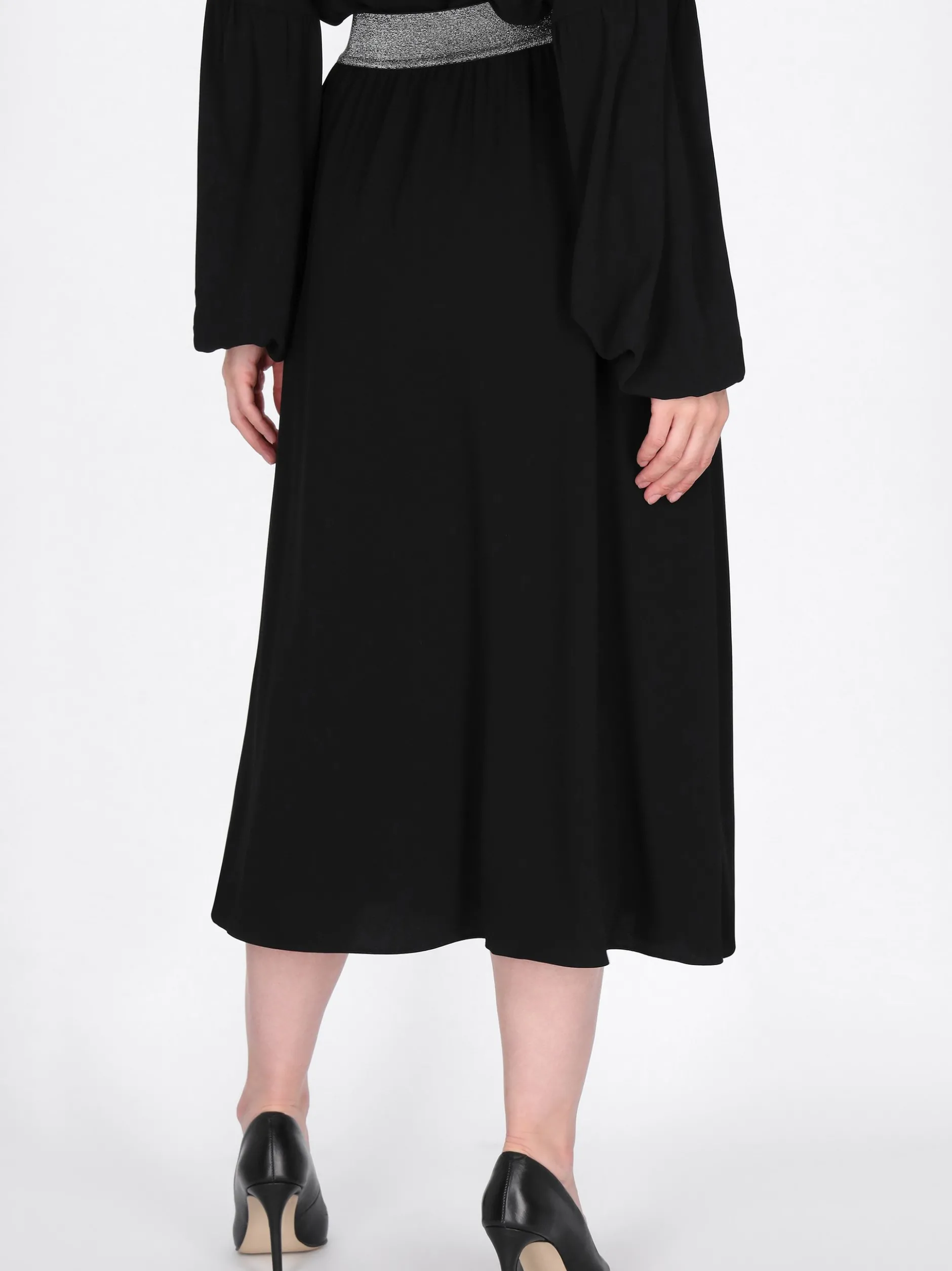 Dreimaster Damen Rock in schwarz