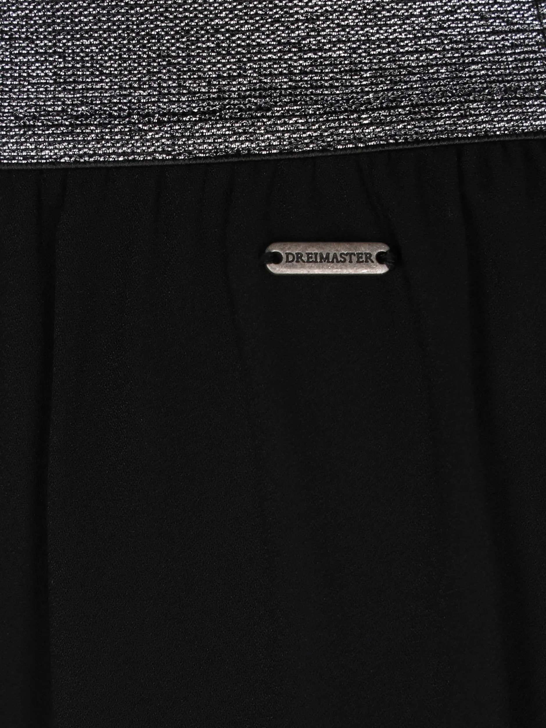 Dreimaster Damen Rock in schwarz
