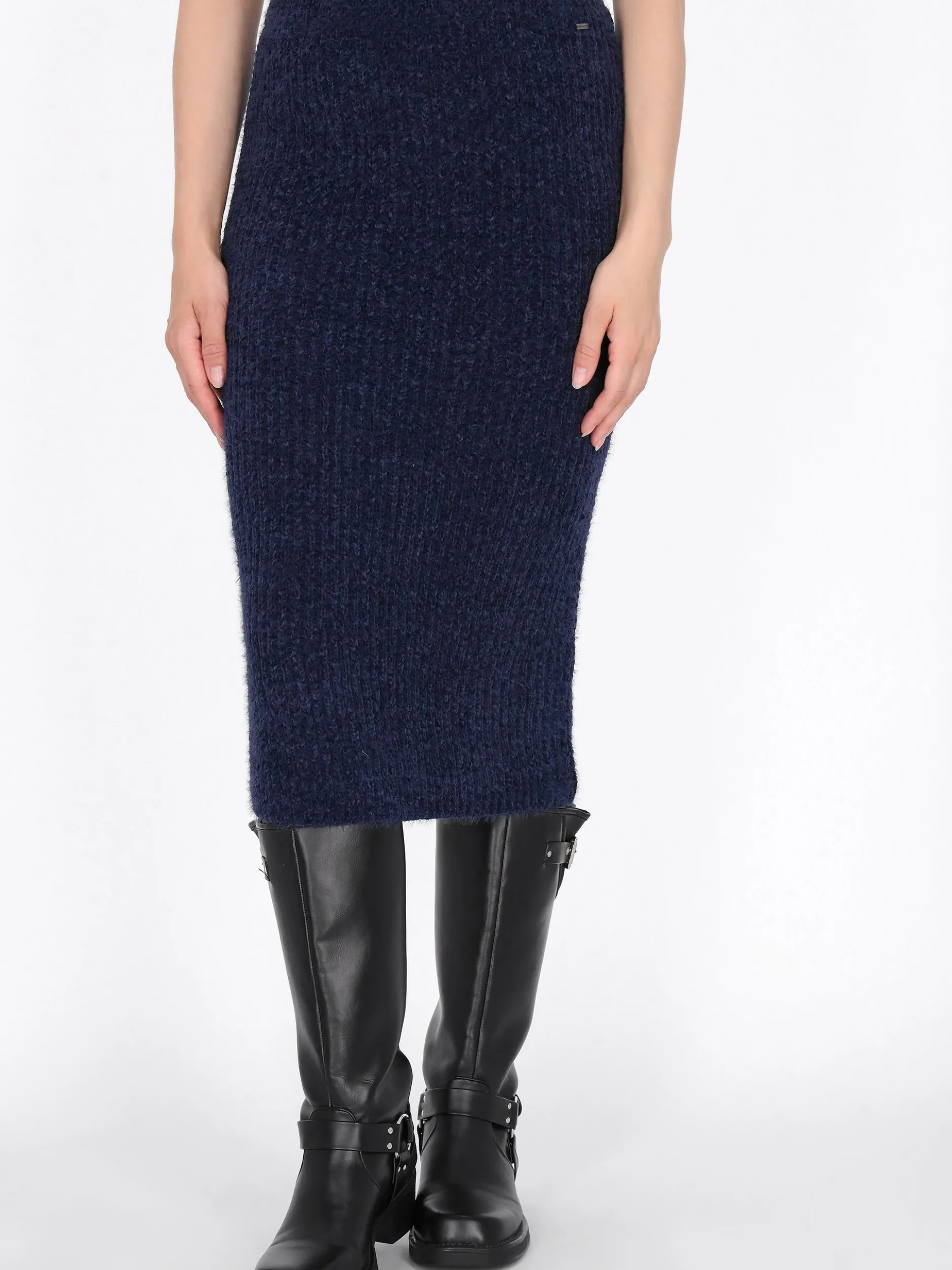 Dreimaster Damen Rock in schwarz