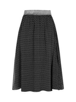 Dreimaster Damen Rock in schwarz