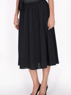 Dreimaster Damen Rock in schwarz